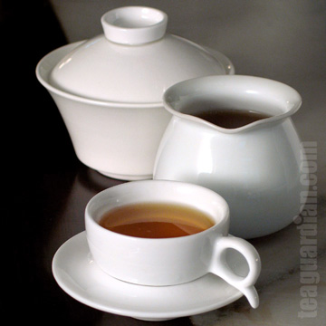 White gaiwan set